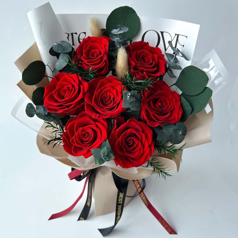 Preserved Flowers Bouquets, Flowers for Delivery Real Preserved Flowers Roses Bouquets Anniversary Graduation Birthday Gifts for Women Her Mom Grandma Wife Friends
