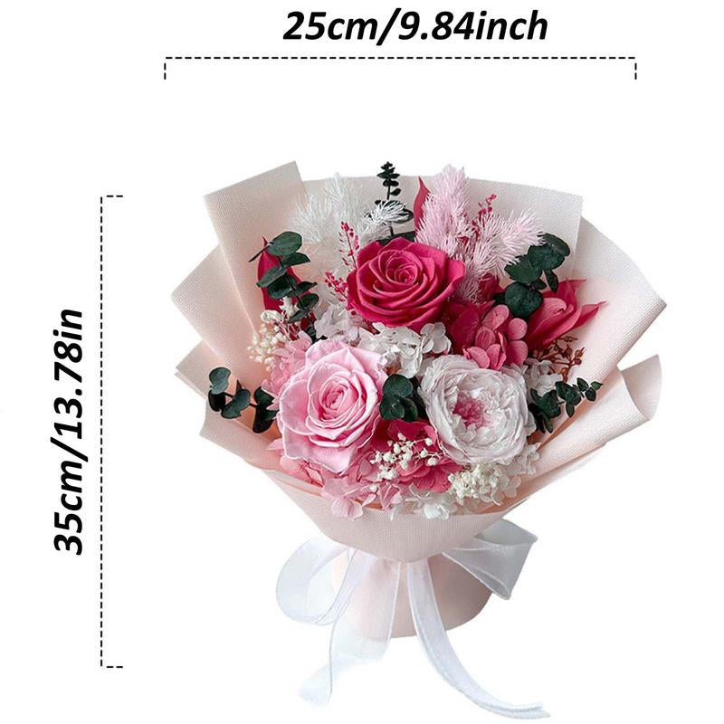 Preserved Flowers Bouquets, Flowers for Delivery Real Preserved Flowers Roses Bouquets Anniversary Graduation Birthday Gifts for Women Her Mom Grandma Wife Friends