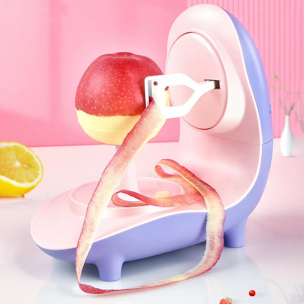 1Pc Electric Peeler Automatic Charging Multifunctional Pelador Commercial Marvelous Home Peeling Fruit Artifact Portable Y6M1