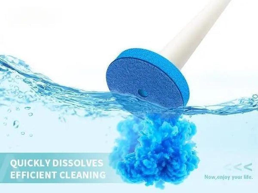 Disposable Toilet Brush, Toilet Bowl Cleaner Brush Starter Kit, Toilet Bowl Cleaning System with 8 / 24 Wand Refill, 1 Toilet Brush, 1 Storage Caddy and 1 Fragrant Tablet,Cleaning Supplies for Home, Essential Items for Home