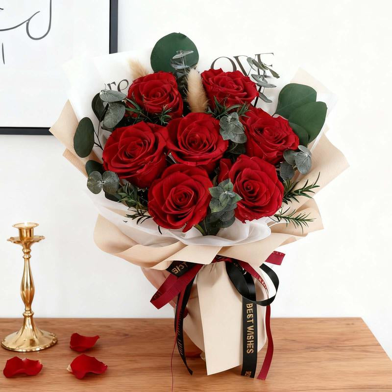 Preserved Flowers Bouquets, Flowers for Delivery Real Preserved Flowers Roses Bouquets Anniversary Graduation Birthday Gifts for Women Her Mom Grandma Wife Friends