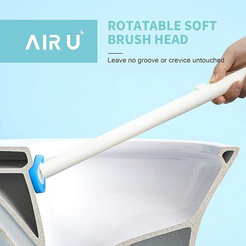 Disposable Toilet Brush, Toilet Bowl Cleaner Brush Starter Kit, Toilet Bowl Cleaning System with 8 / 24 Wand Refill, 1 Toilet Brush, 1 Storage Caddy and 1 Fragrant Tablet,Cleaning Supplies for Home, Essential Items for Home