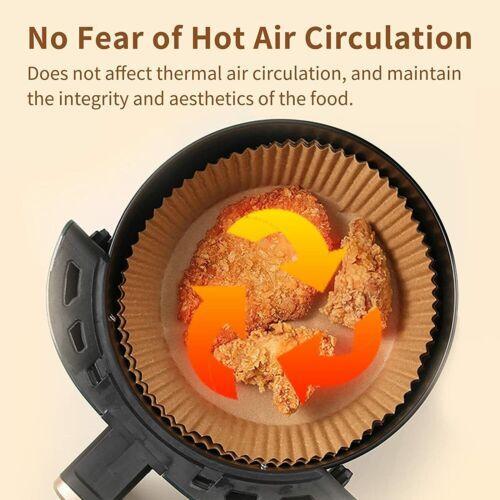 Air Fryer Liners 100 Pack – Easy Clean Baking Paper