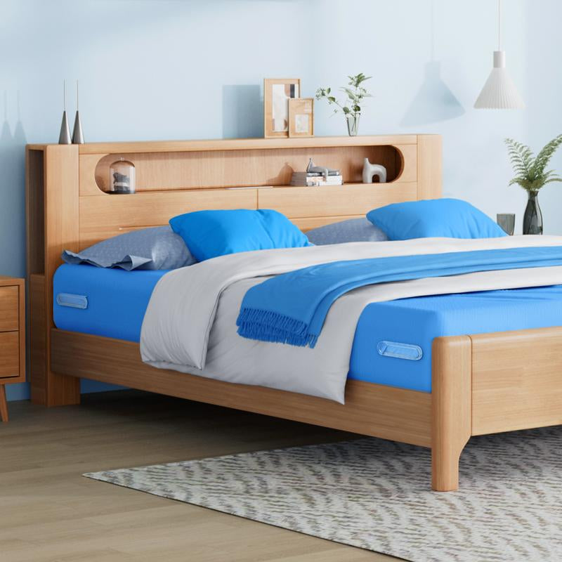 Anti-Slip Bed Sheet Clips 4-Pack Upgraded Lock for Bed Corners Keep Sheets Tight All Night Sheet Holders for Bed Corners